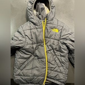 Kids North Face reversible jacket.